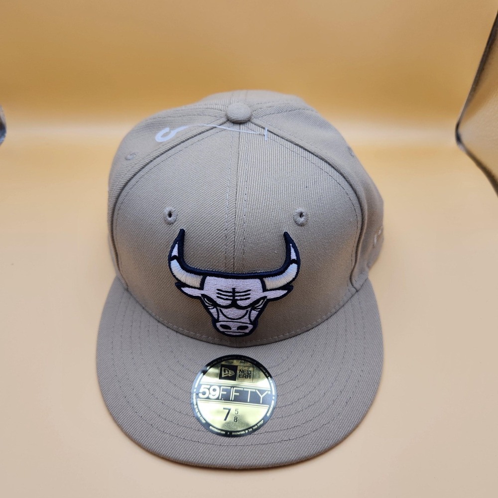 Chicago Bulls Hat Cap Fitted‎ Mens 7 5/8 NBA Basketball Finals Champions New Era